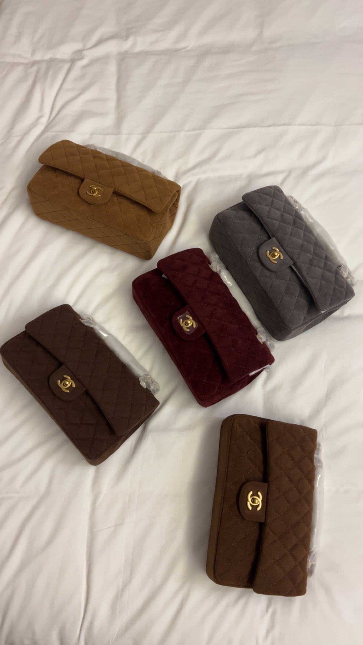 Chanel en daim